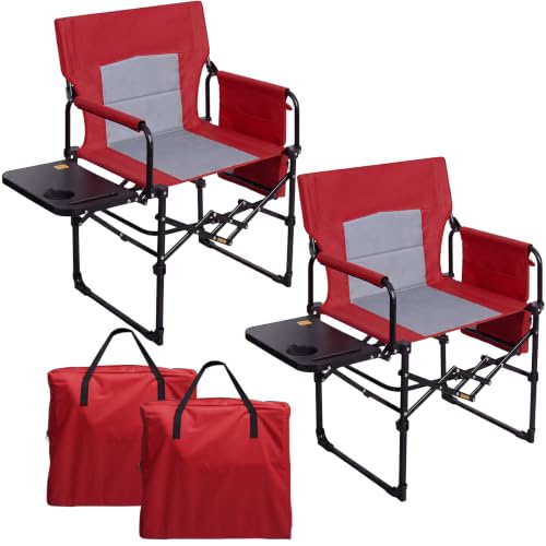 2 Pack Folding Director Chair for Outdoor (2 Count)