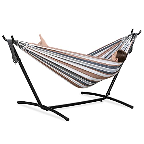 Double Hammock with Stand for Outside
