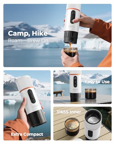 Portable Espresso Maker 20 Bar Self‑Heating & Auto