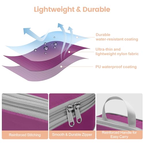 Compression Packing Cubes for Travel (4 Count)