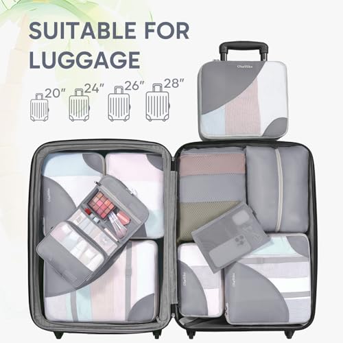 10 Set Packing Cubes for Travel (10 Count)
