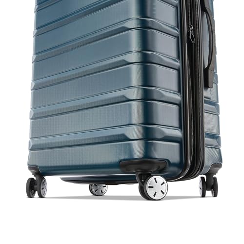 Omni 2 28 Inch Large Checked Hardside Luggage with 360° Spinner Wheels