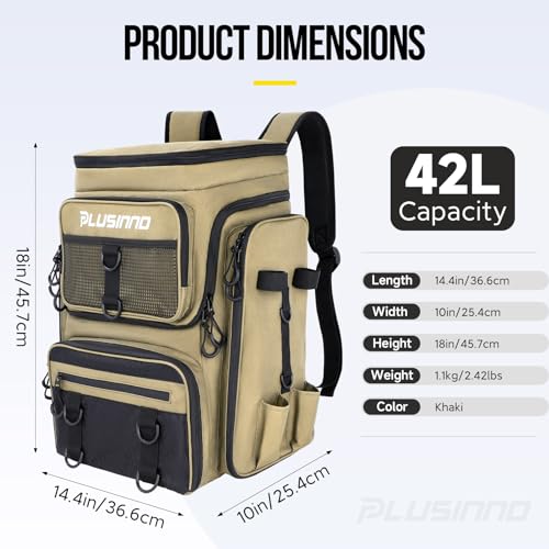 Fishing Backpack with Rod Holders