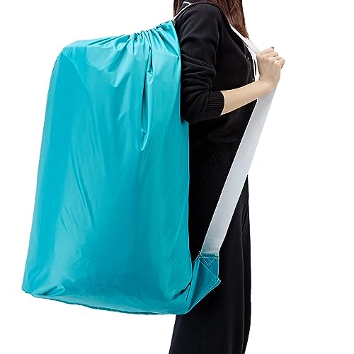 2 Pack XL Nylon Laundry Bag with Strap (2 Count)
