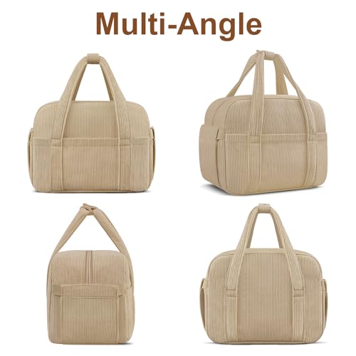 Corduroy Lunch Box Lunch Bag for Women Men