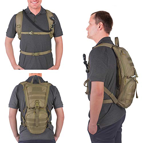 Tactical Hydration Backpack with 3L Water Bladder