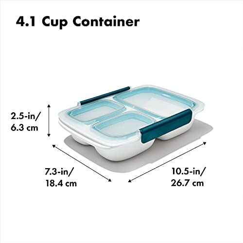 Good Grips Prep & Go 4.1 Cup Divided Food Storage Container