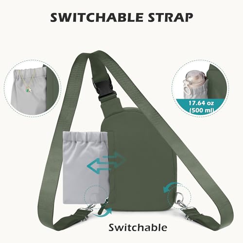 Anti Theft Crossbody Bag for Women Men