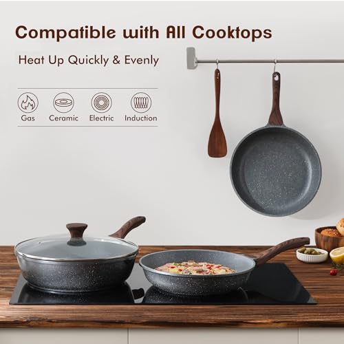 Nonstick Frying Pans (3 Count)
