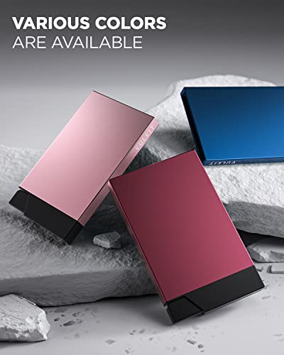 Pop up Card Holder Minimalist Credit Card Holder RFID Blocking Slim Metal Card Case for Men or Women