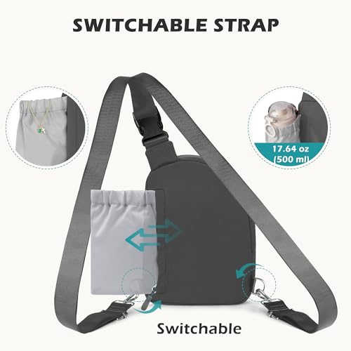 Anti Theft Crossbody Bag for Women Men