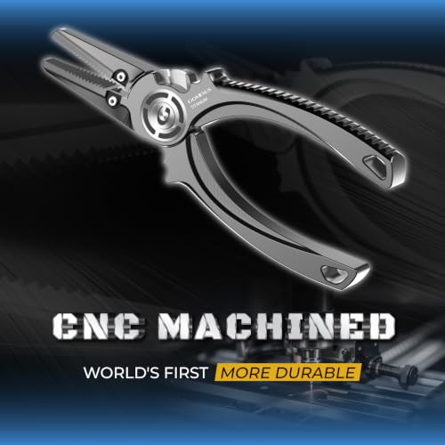 Titanium Fishing Pliers 7.5'' with Side Cutters