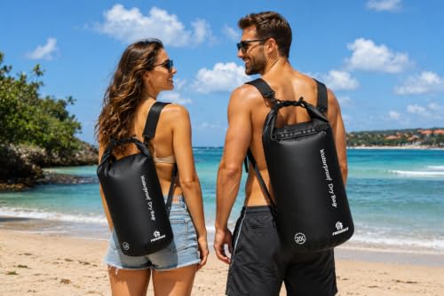 Waterproof Dry Bag with Double Zip (3 Count)