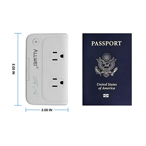 International Travel Adapter 220V to 110V Power Voltage Converter