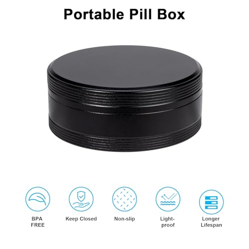Metal Pill Box for Purse