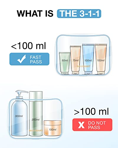 Clear Toiletry Bag 2 (2 Count)