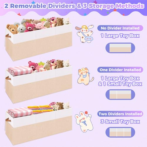 Extra Large Toy Storage Box with Lid