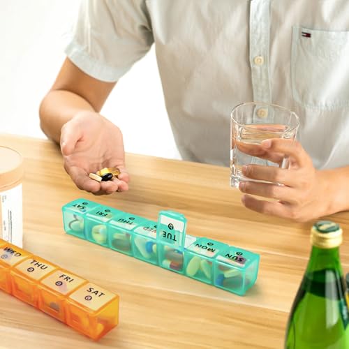 2 Pack Weekly Large Pill Organizer (14 Count)