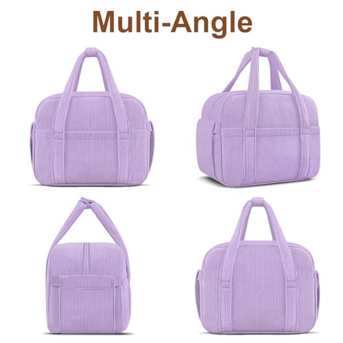 Corduroy Lunch Box Lunch Bag for Women Men