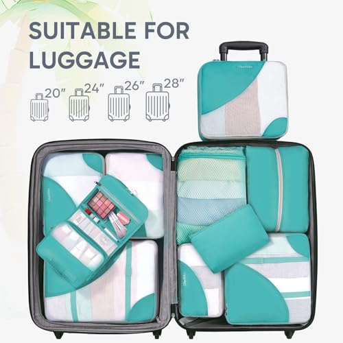 10 Set Packing Cubes for Travel (10 Count)