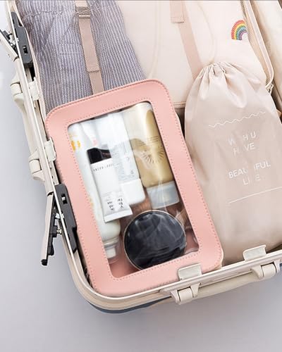 2 Pcs Clear Makup Bag Set