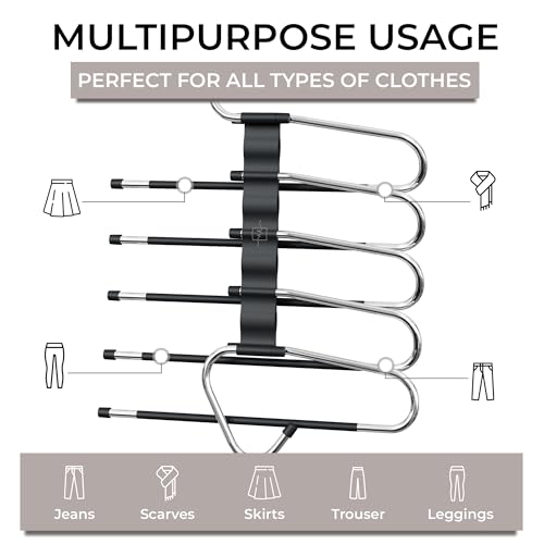 Pants Hangers Space Saving (4 Count)