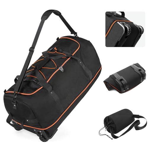 Wheeled Collapsible Duffel Bag 110L