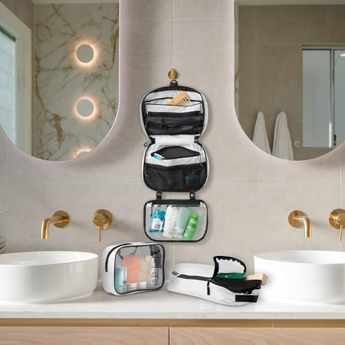 3 Piece Travel Toiletry Bag Set