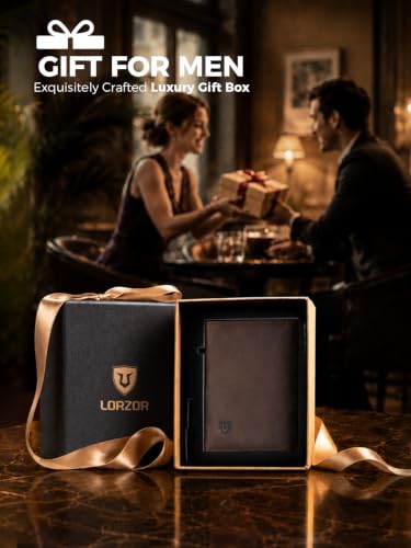 Wallet for Men with Metal Card Holder