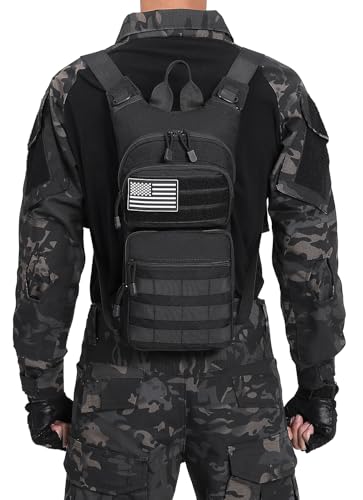 Insulated Water Hydration Pack Bag with 3L TPU Bladder Tactical Molle Hydration Backpack for Hiking Cycling Running