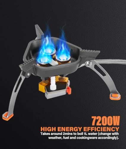 7200W Windproof Camp Stove