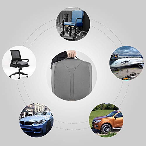 Car Memory Foam Heightening Seat Cushion for Short People Driving