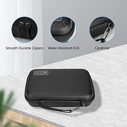 Hard Travel Electronic Organizer Case for MacBook Power Adapter Chargers Cables Power Bank Apple Magic Mouse Apple Pencil USB Flash Disk SD Card Small Portable Accessories Bag