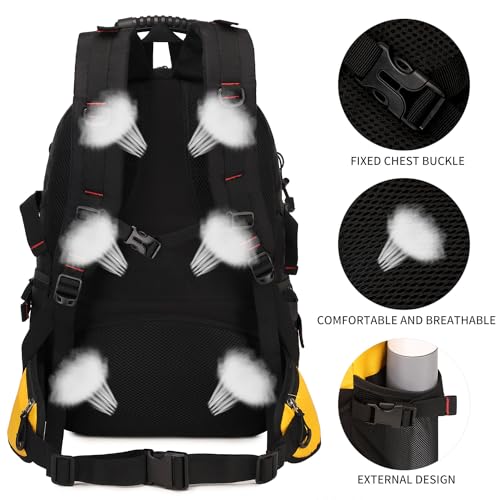 Nerlion 40L Hiking Backpack Travel Backpack for Men Women Camping Waterproof Outdoor Hiking Daypack Lightweight Backpack