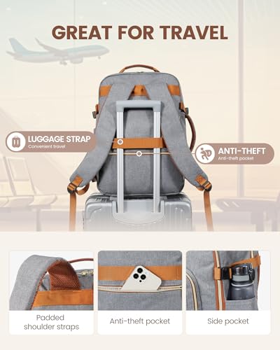 50L Travel Backpack Flight Approved Carry on Backpack