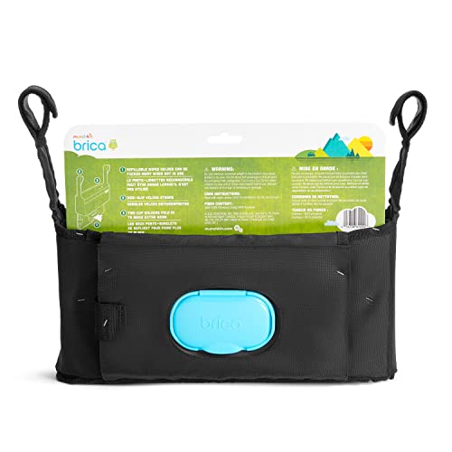 Stroller Organizer with Cup Holders and Wet Wipes Case