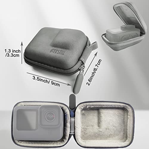 Grey PU Mini Carrying Case for Go Pro Hero 13