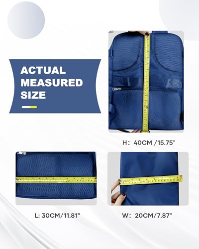 Travel Backpack Carry On for Women Man Gym Backpacks with Laptop Compartment Mochila de Viaje Teacher Personal Item Backpack Airplane Accessories Must Haves Royal Blue Small