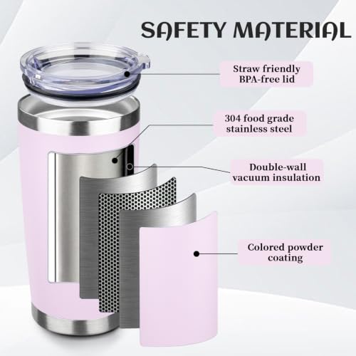 20oz Stainless Steel Travel Coffee Tumbler