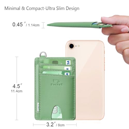 Slim Minimalist Wallet RFID Credit Card Holder for Men