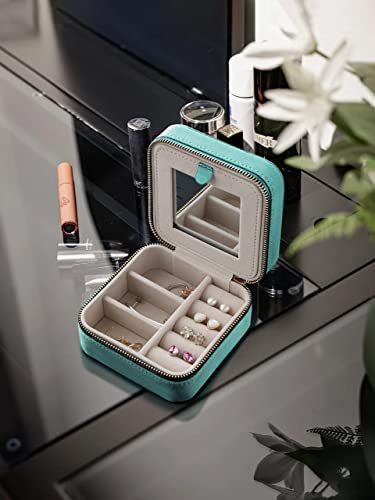 Travel Jewelry Organizer Boxes for Women Small Portable Necklace Earrings Bracelet Rings Travel Case Best Friend Birthday Gifts for Women Trendy