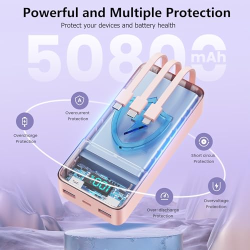 Portable Charger Power Bank 50800mAh