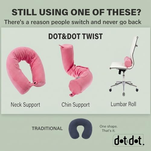 Twist Memory Foam Travel Pillow