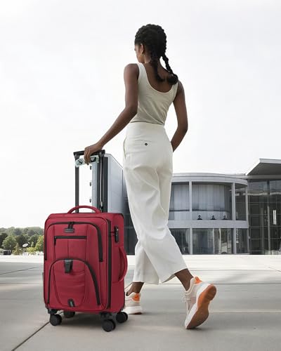 Carry On Luggage 22x14x9 Airline Approved with TSA Lock for Business Trip