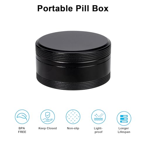 Metal Pill Box for Purse
