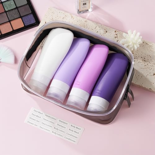 Travel Bottles for Toiletries (4 Count)