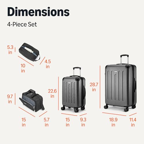 4 Piece Luggage Set (4 Count)