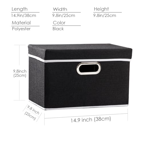 Foldable Storage Box with Lid [1