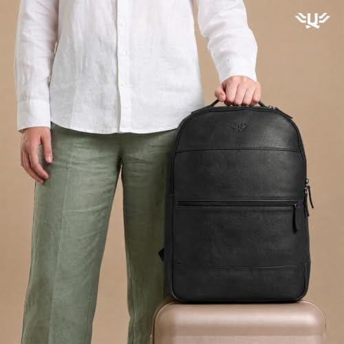 Genuine Leather Backpack for Men and Women