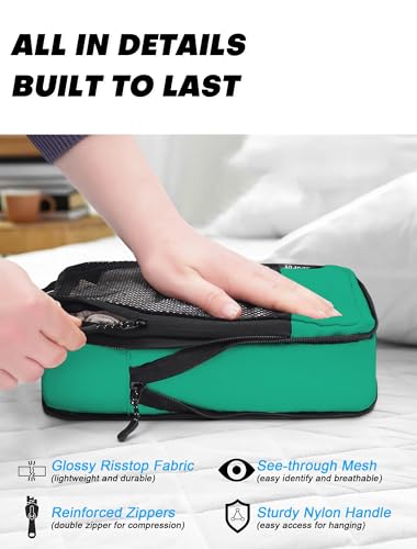 4 PCS Set Compression Packing Cubes for Travel